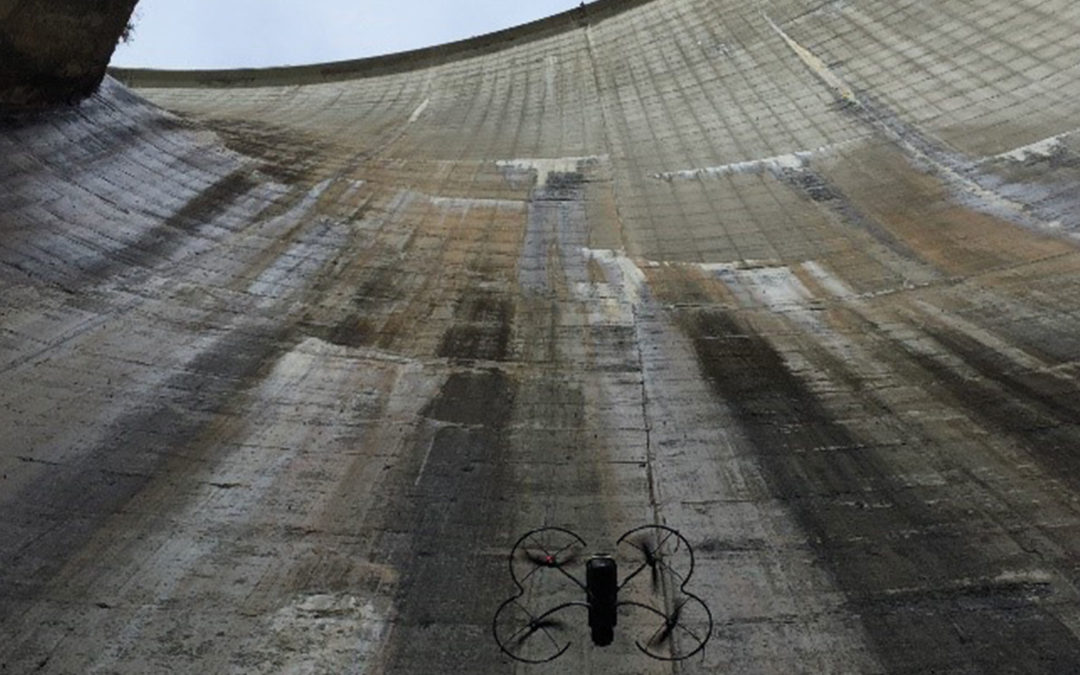 Inspection de barrage par drone